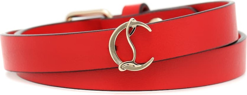 Christian Louboutin Loubilink leather bracelet