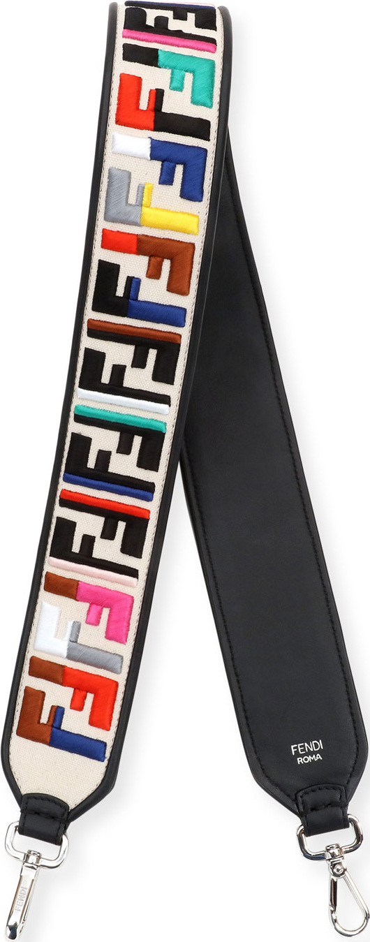 Fendi Strap You Tracolla FF Calf Shoulder Strap