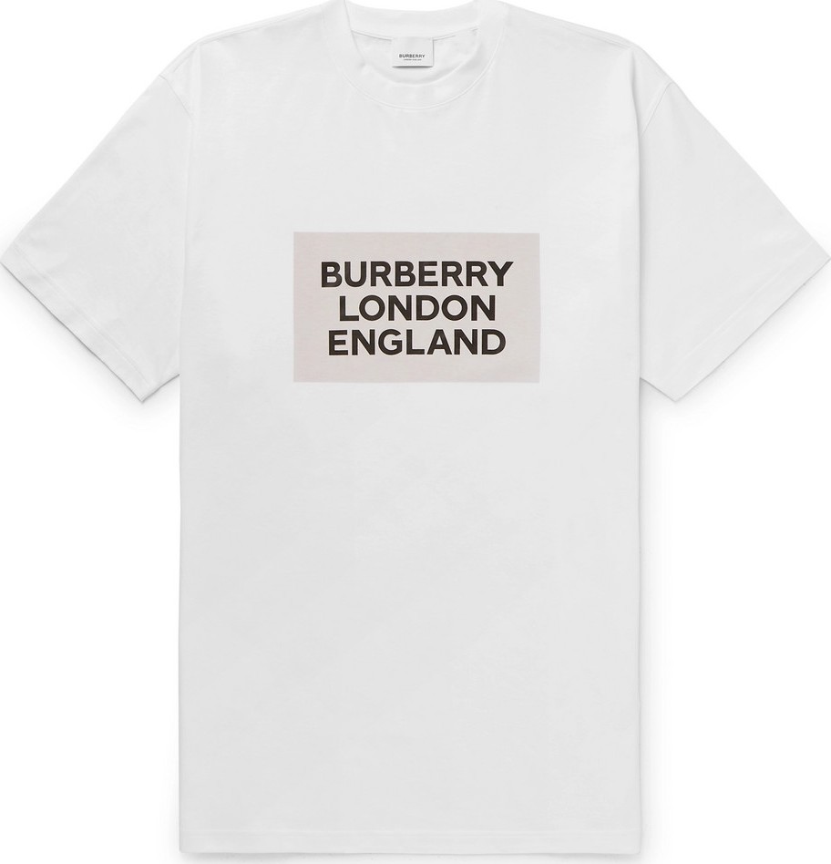 Burberry London England Printed Cotton-Jersey T-Shirt