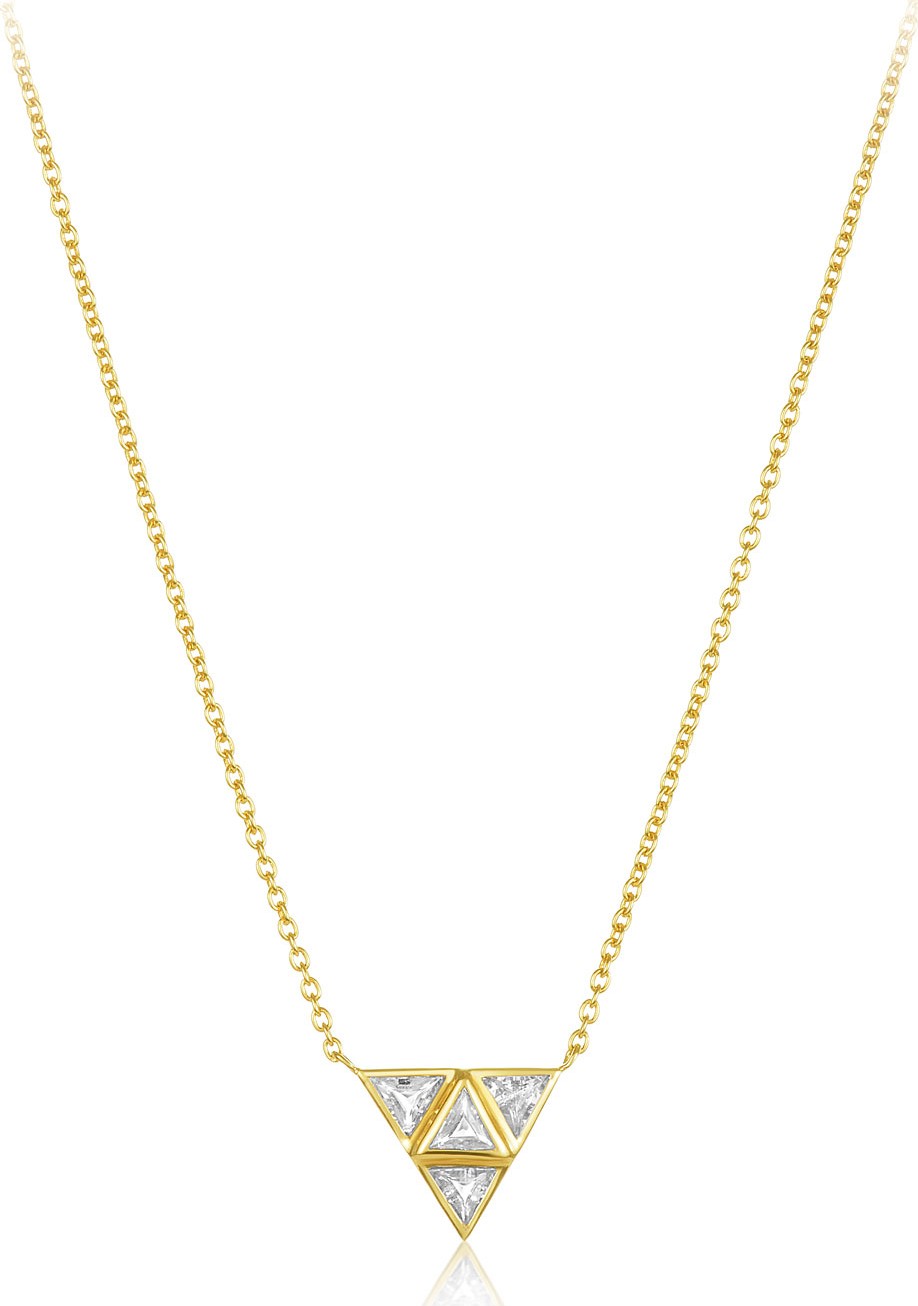 Legend Amrapali Rasayana Pyramid Sapphire Pendant Necklace