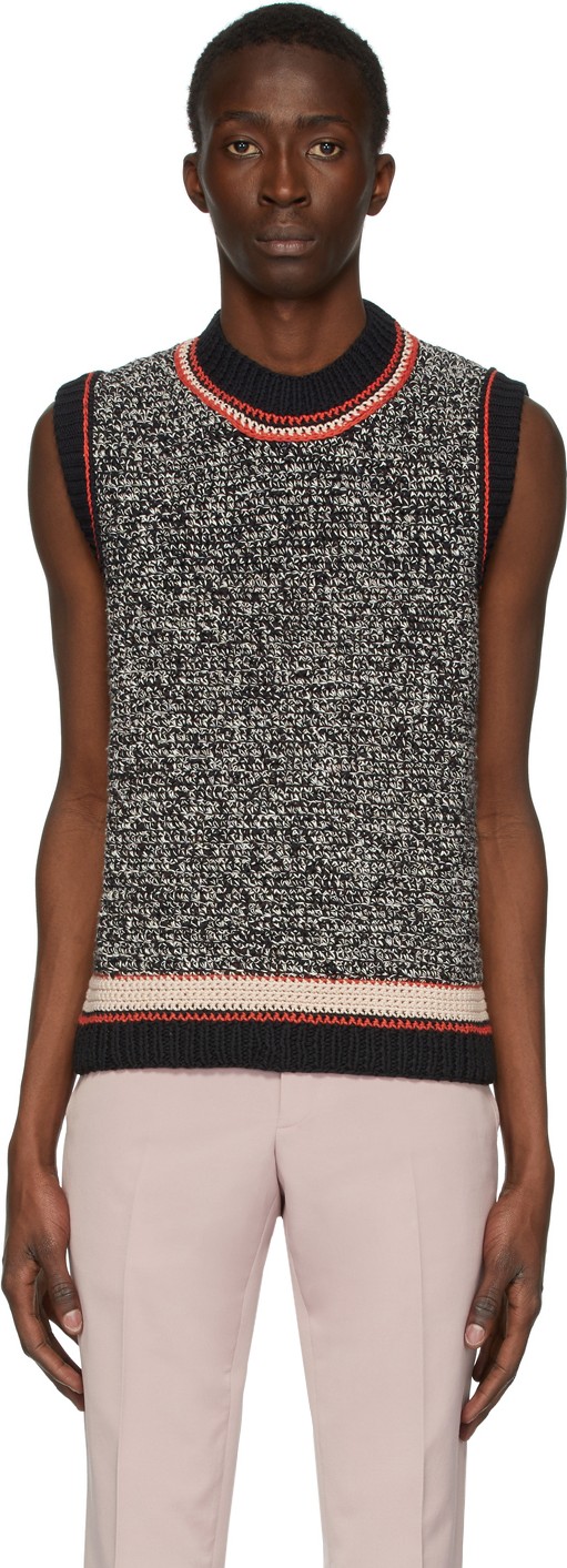 Maison Margiela Black 5 Gauge Vest Maison Margiela Black 5 Gauge Vest