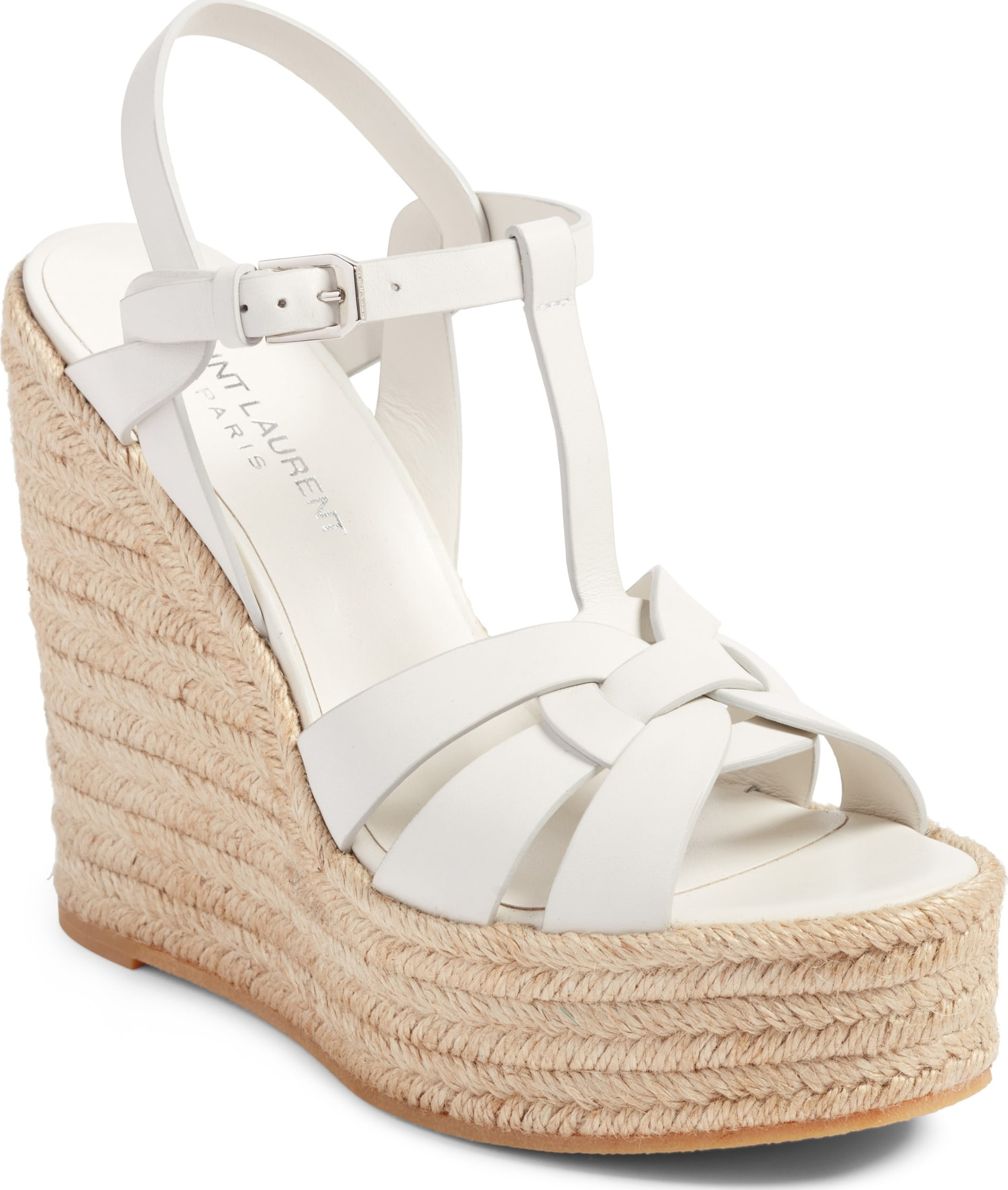 Saint Laurent Tribute Espadrille Wedge