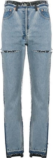 Vetements Reworked straight-leg jeans