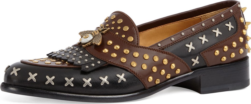 Gucci Studded Leather Loafer