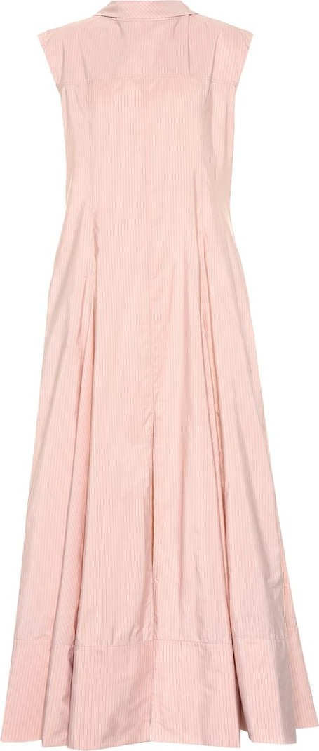 Jil Sander Striped maxi dress