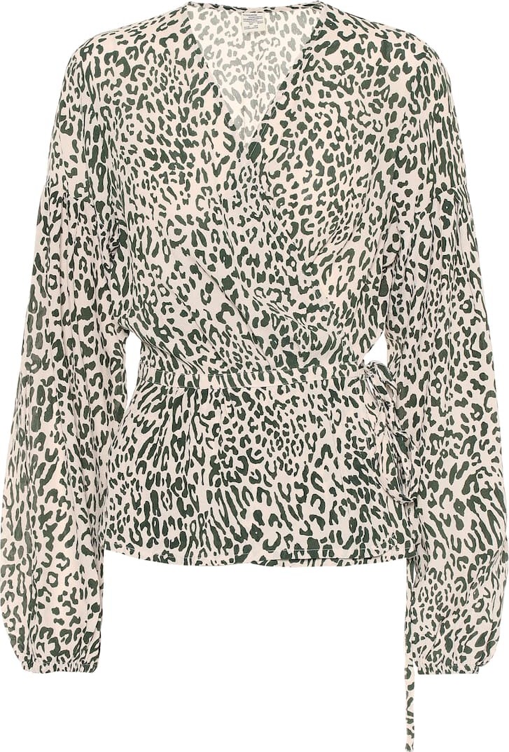 Baum und Pferdgarten Monia printed silk-blend blouse