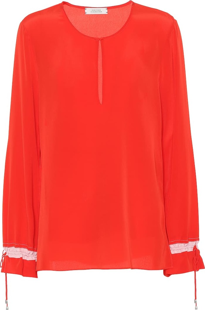Dorothee Schumacher Divine Fluidity silk blouse