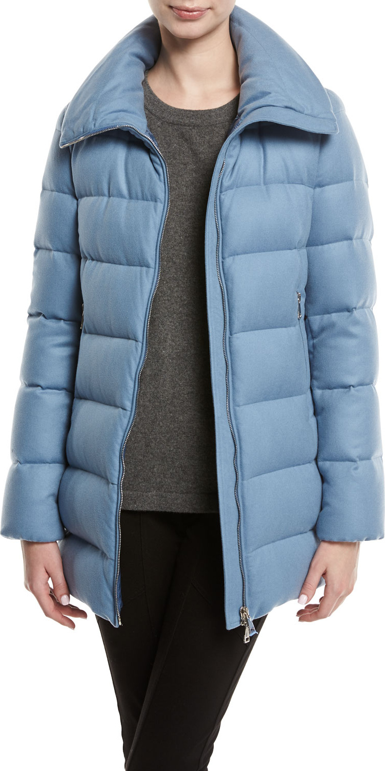 Moncler Torcelle High-Neck Puffer Coat