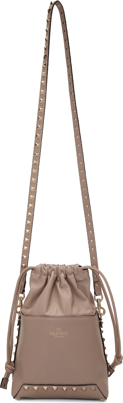 Valentino Pink Valentino Garavani Mini Rockstud Bucket Bag