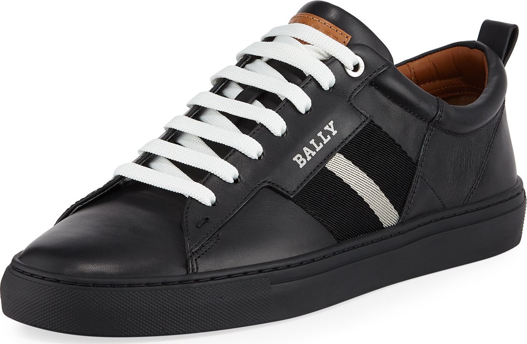 Bally Men's Helvio Leather Low-Top Sneakers