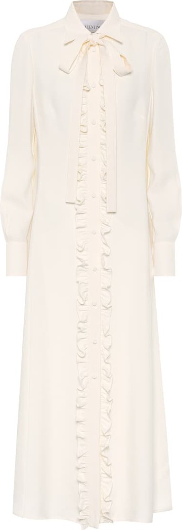 Valentino Crêpe shirt dress