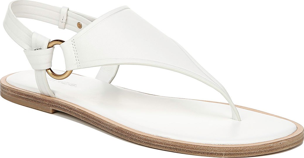 Vince Pharis Leather Slingback Thong Sandals