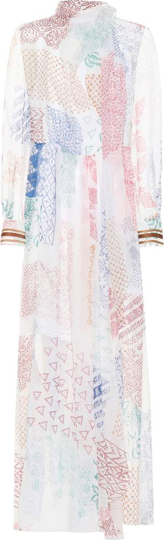 Chloe Printed silk chiffon gown