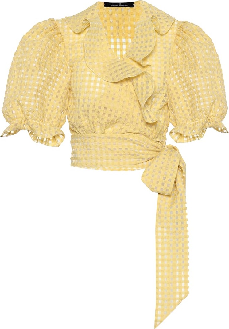 Rokh Cotton-blend top