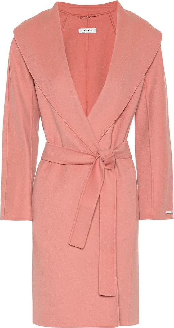 Max Mara Messi wool wrap coat