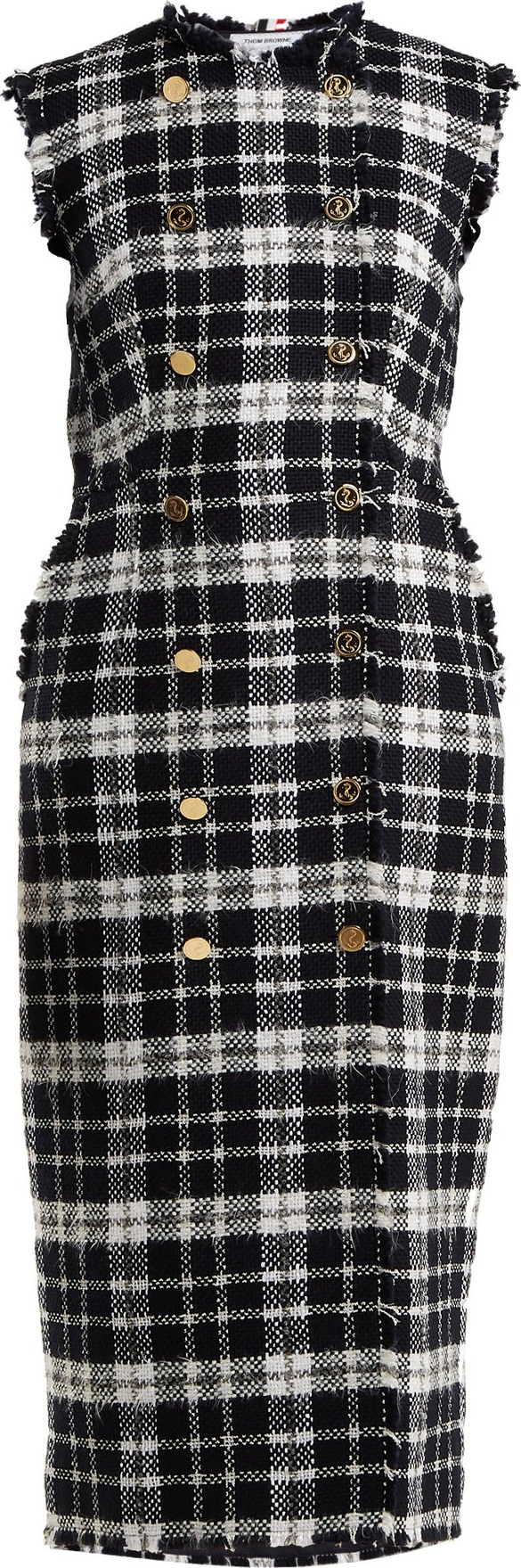 Thom Browne Double-breasted tweed dress
