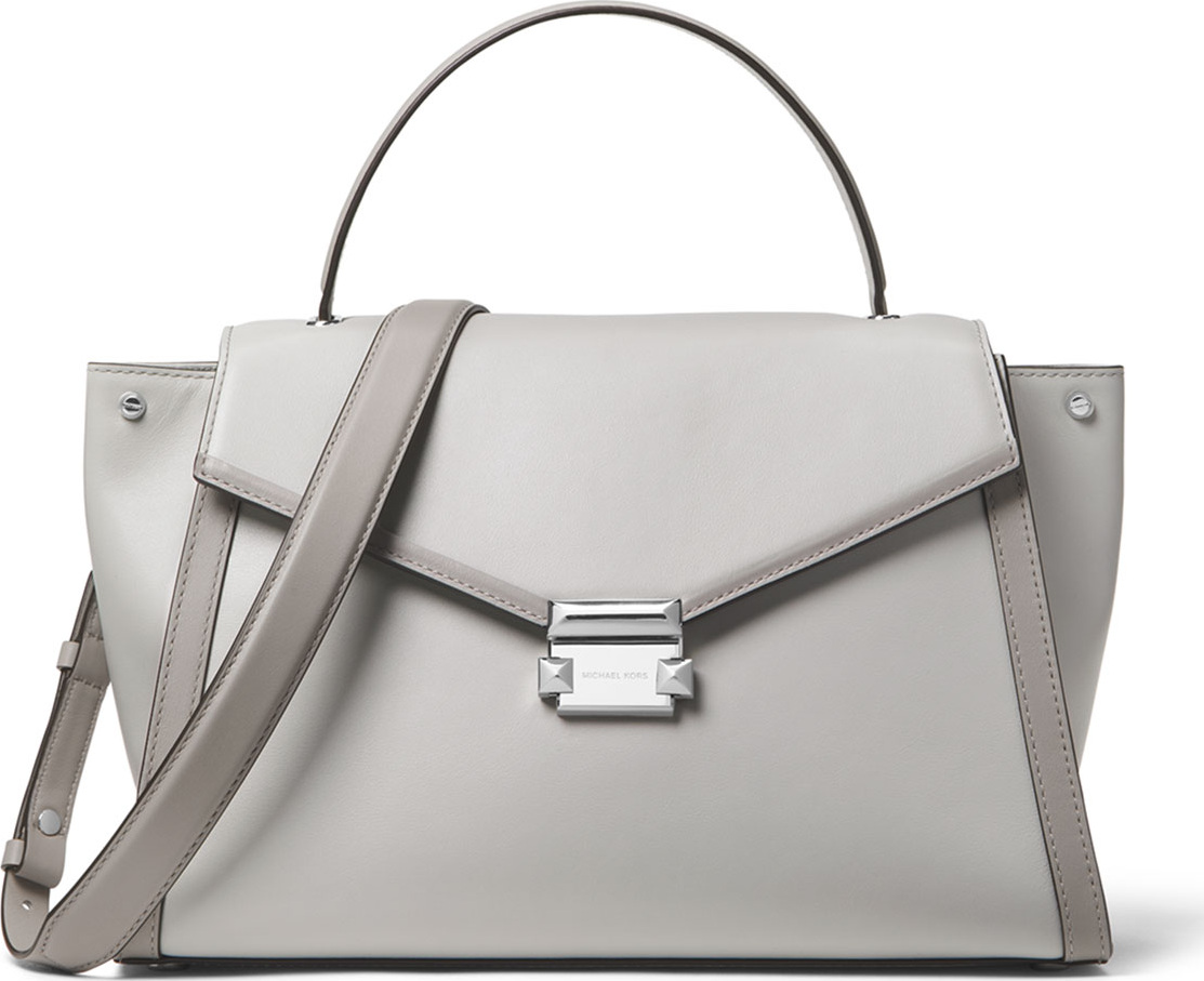 MICHAEL MICHAEL KORS Mercer Large Leather Top-Handle Satchel Bag