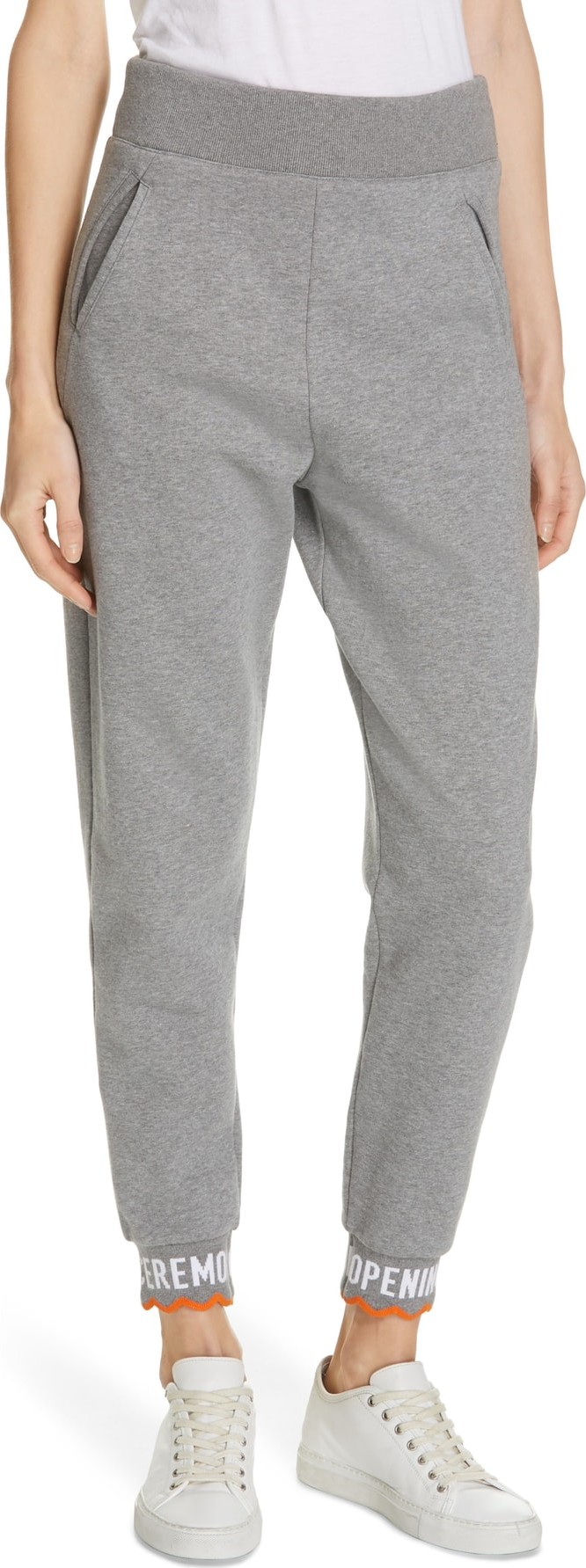 Opening Ceremony Scallop Elastic Logo Sweatpants