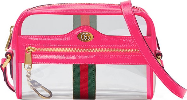 Gucci Ophidia Mini See-Through Vinyl Crossbody Bag