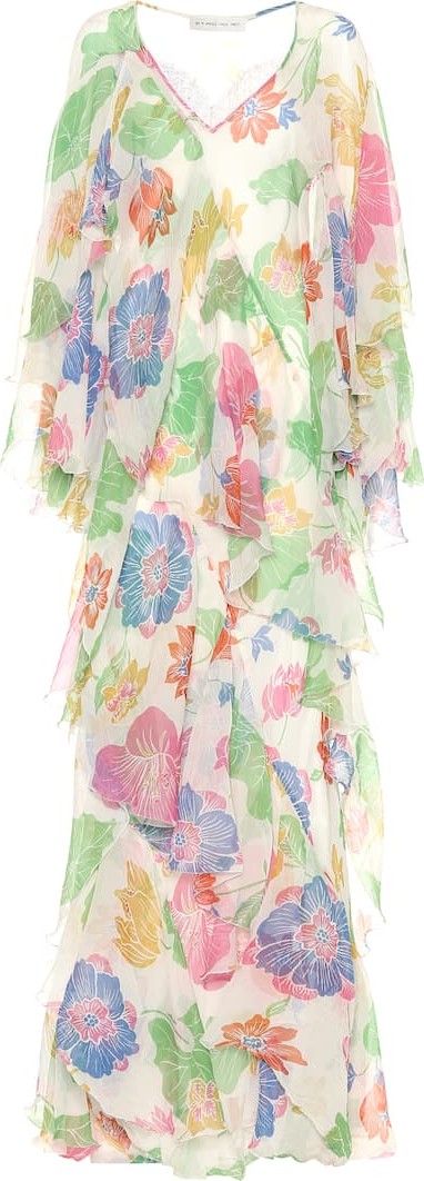 Etro Floral silk dress