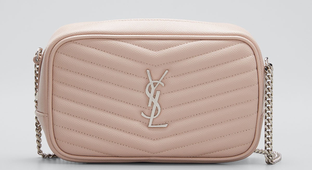 Saint Laurent Lou Mini Monogram YSL Quilt Calf Camera Bag