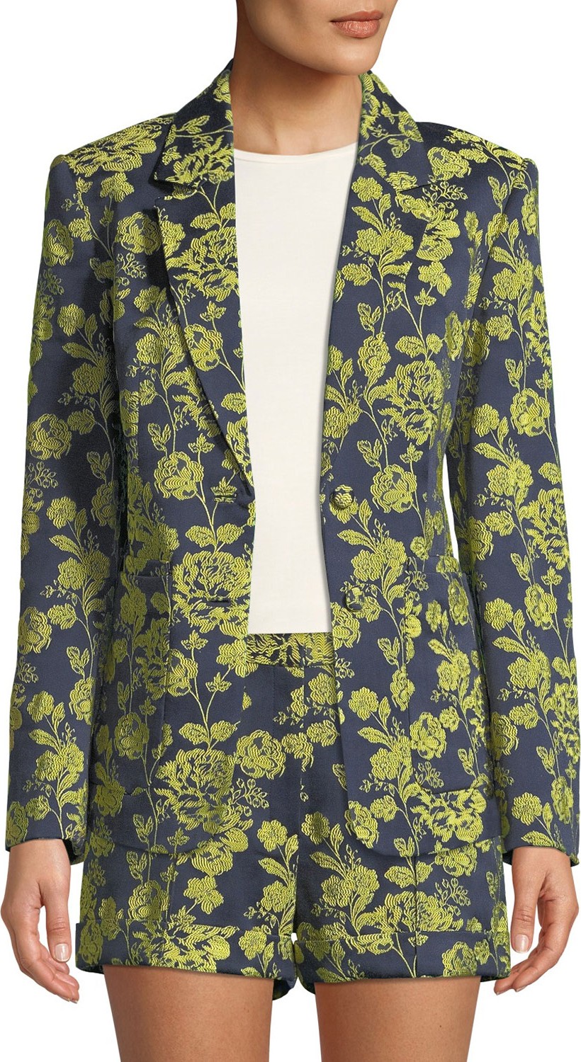 Cinq A Sept Janae Structured Floral Jacket