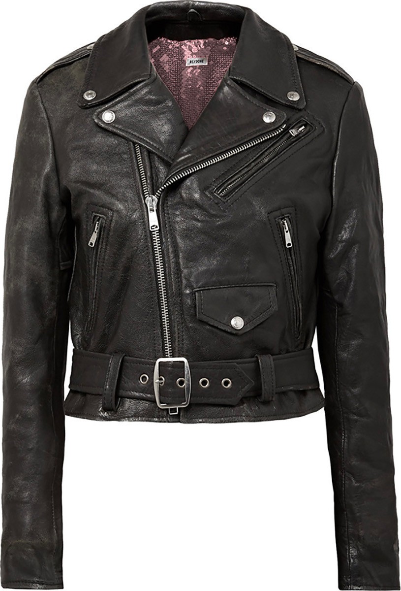 RE/DONE The Webster x Re/Done moto racer leather jacket