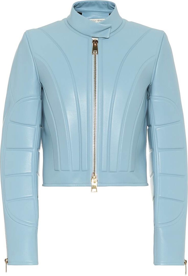 Bottega Veneta Cropped leather jacket