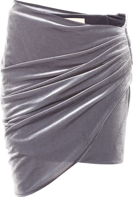 Alexandre Vauthier Velvet miniskirt