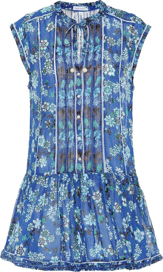 Poupette St Barth Exclusive to Mytheresa – Honey printed minidress