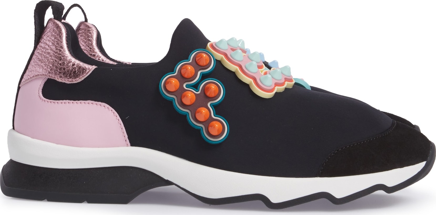 Fendi Logo Slip-On Sneaker