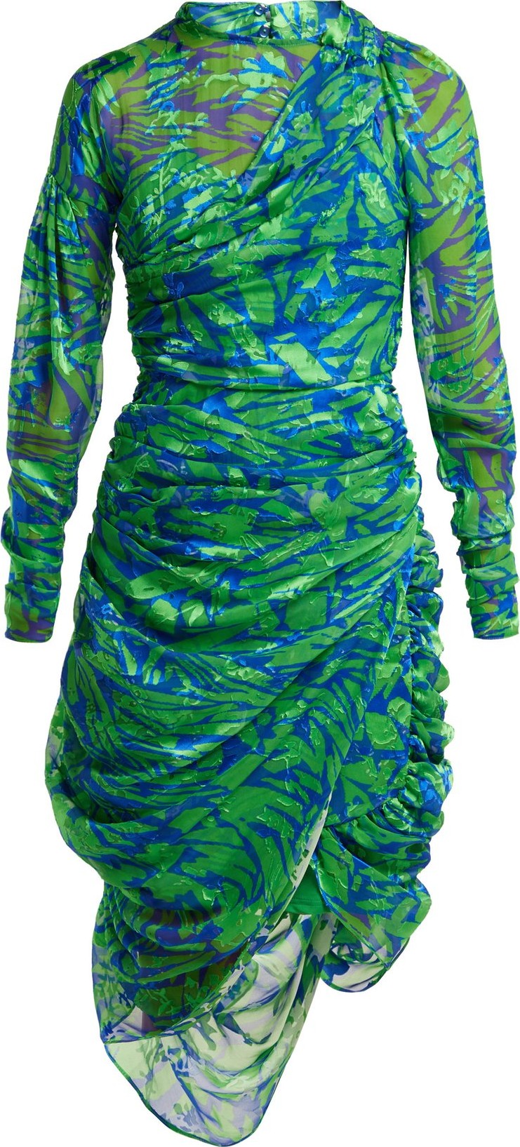 Preen Lynn devoré silk-blend dress