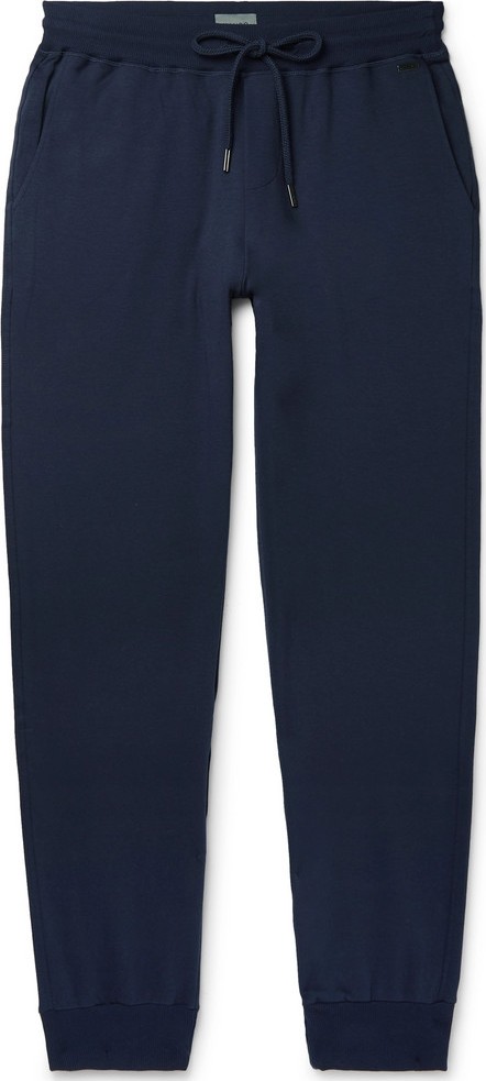 Hanro Loopback Stretch-Cotton Jersey Sweatpants