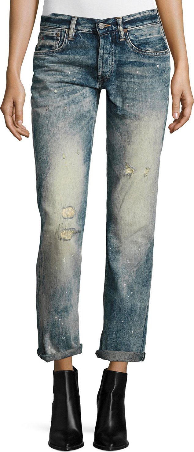 Ralph Lauren 320 Boyfriend Jeans, Blue