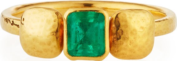 GURHAN 24k Gold & Emerald Ring