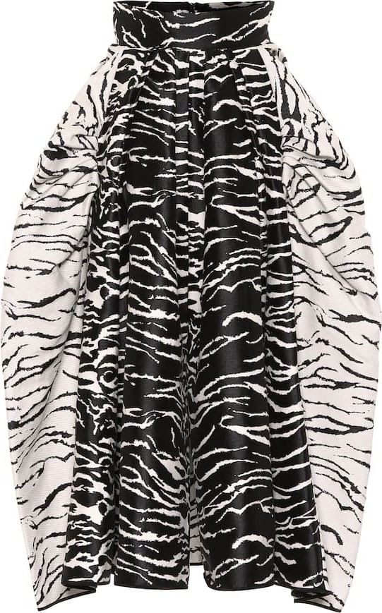 Maticevski Numerous Ball Zebra-print skirt