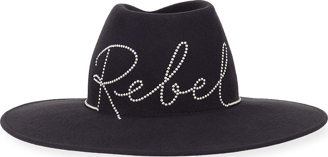Eugenia Kim Harlowe Embellished Rebel Wool Hat