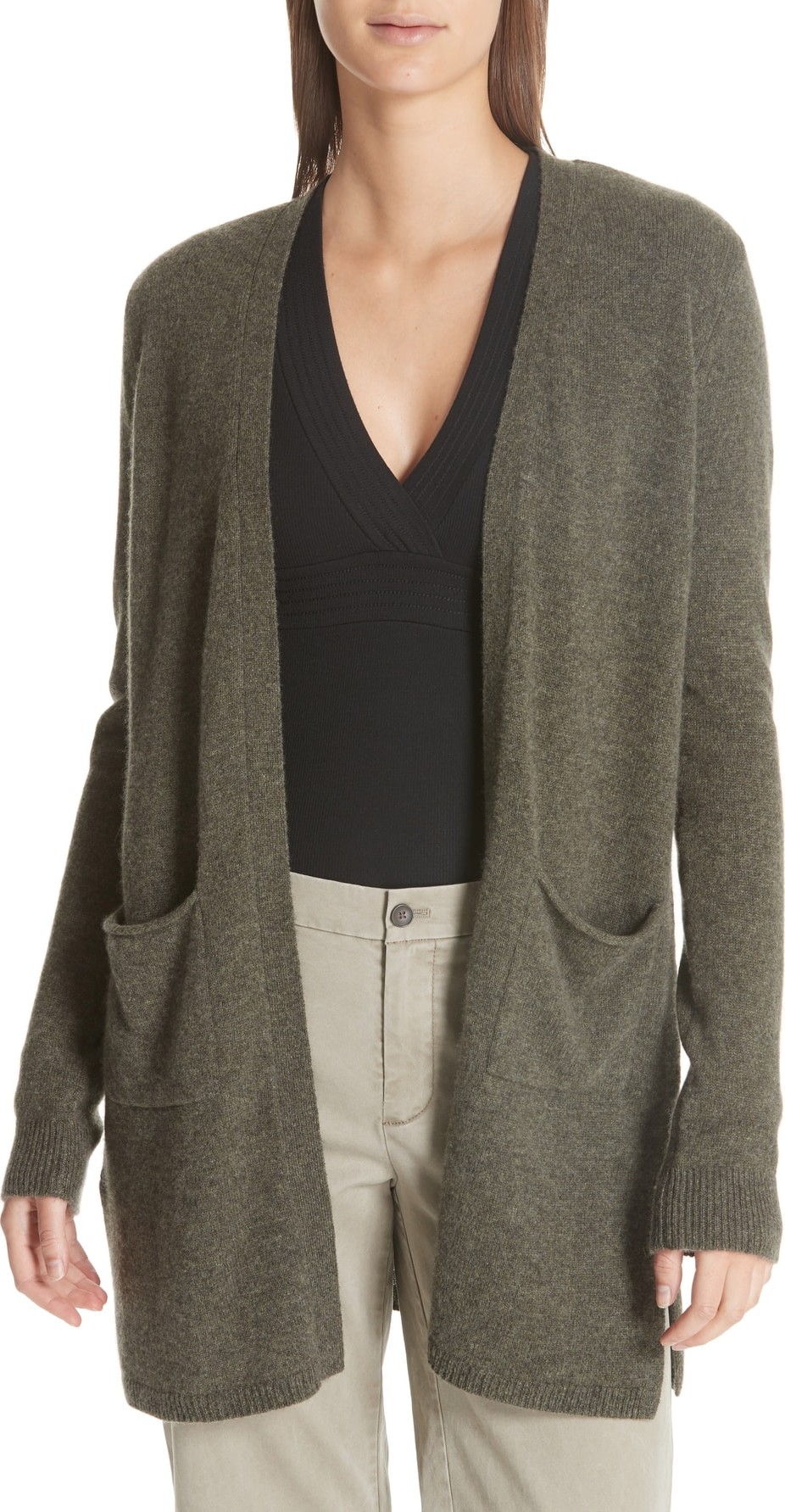ATM Anthony Thomas Melillo Cashmere Open Cardigan