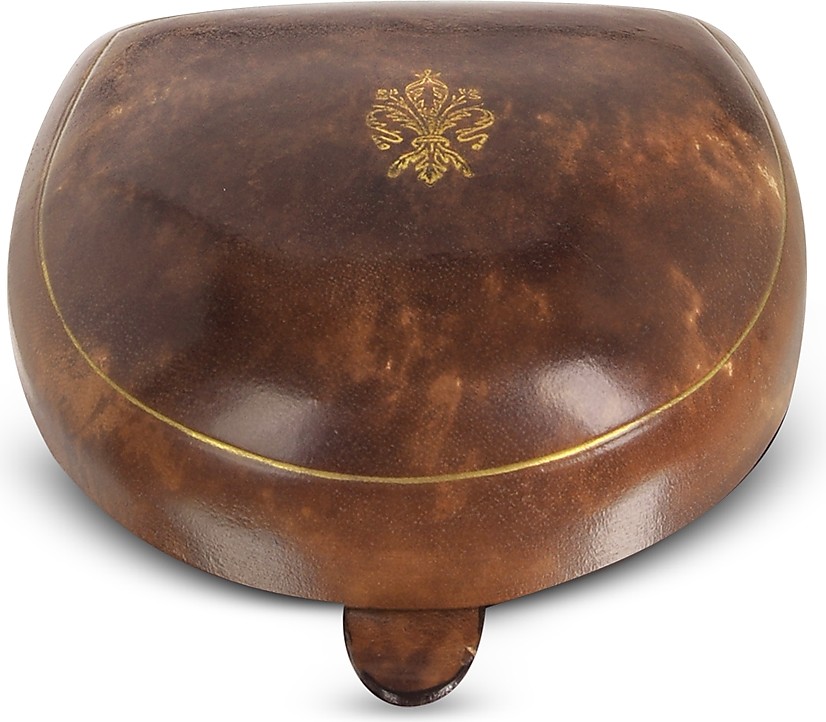 Peroni Leather Coin Purse with Giglio