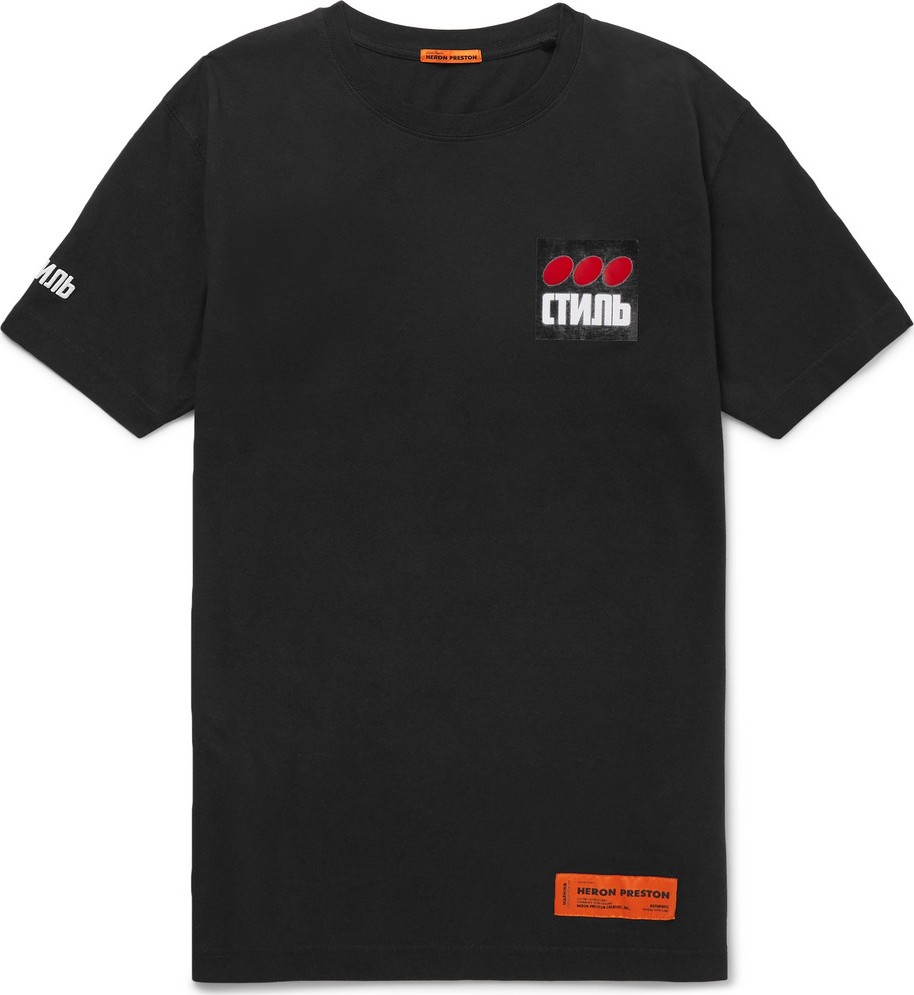 Heron Preston Printed Cotton-Jersey T-Shirt