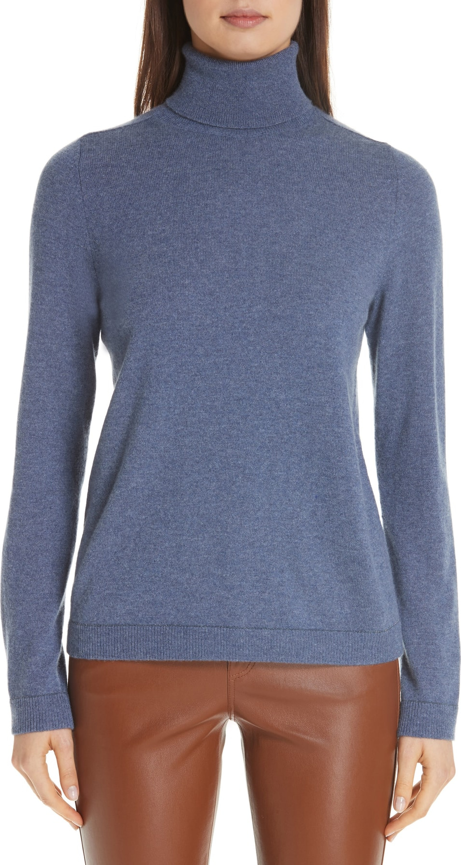 Lafayette 148 New York Cashmere Turtleneck Sweater