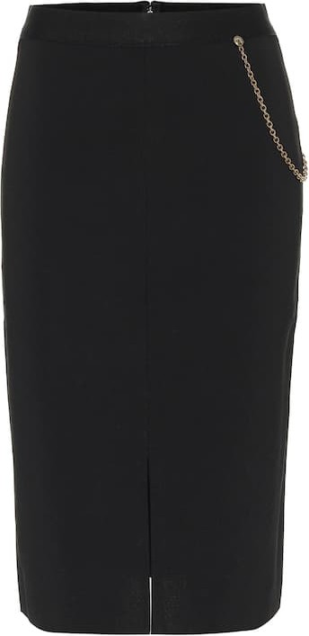 Givenchy Embellished knit midi skirt
