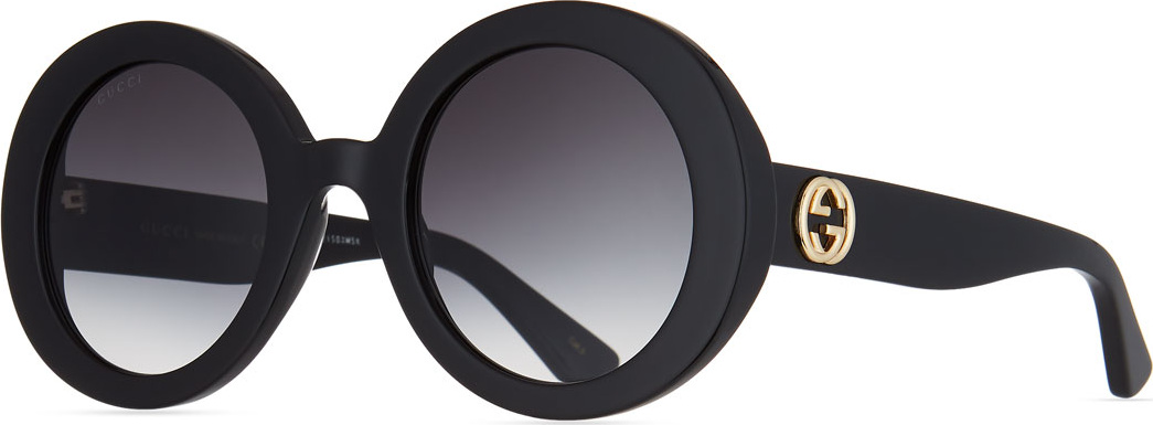 Gucci Round Gradient Acetate Sunglasses