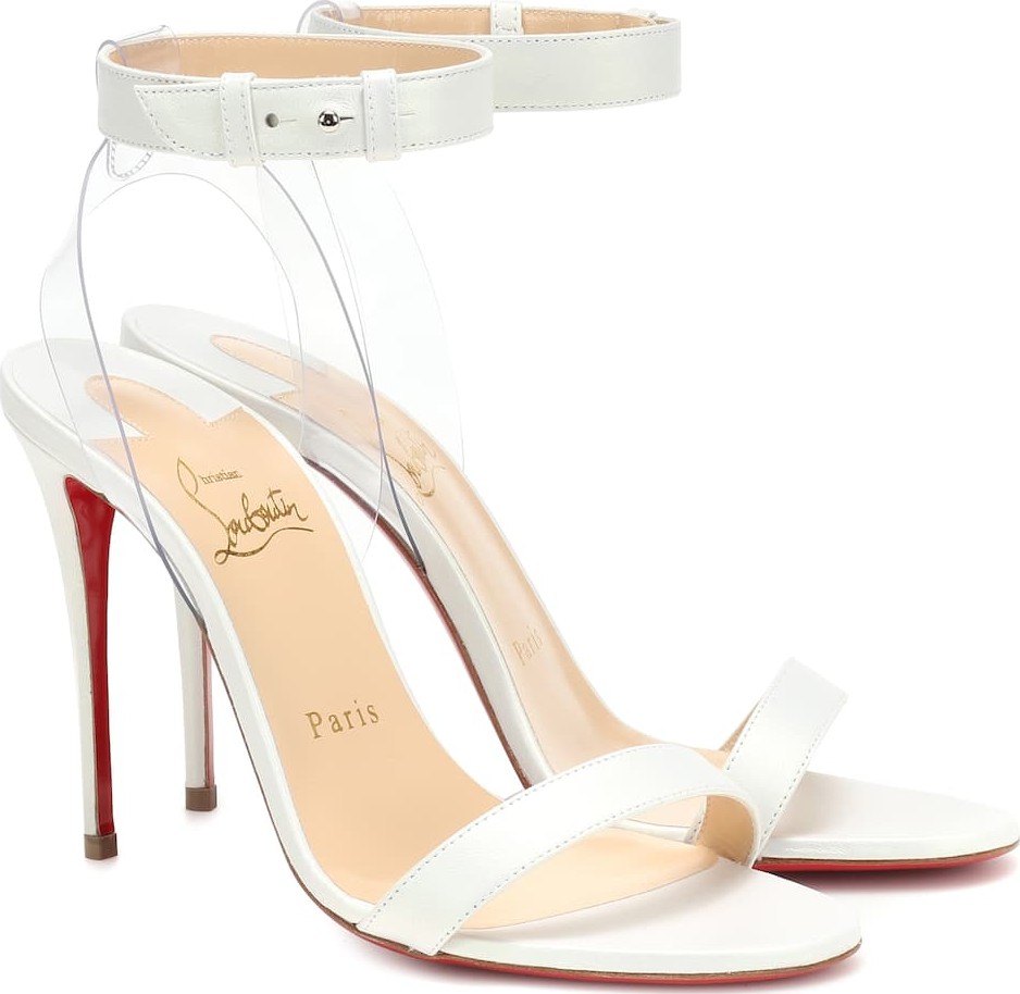 Christian Louboutin Jonatina 100 leather sandals