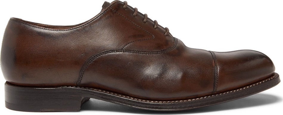 Grenson Lucas Cap-Toe Leather Oxford Shoes