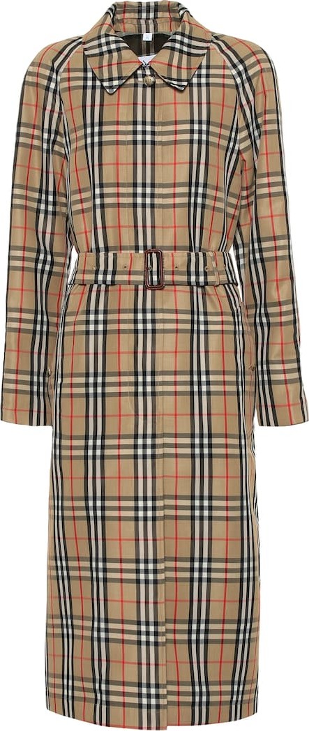 Burberry London England Vintage Check trench coat
