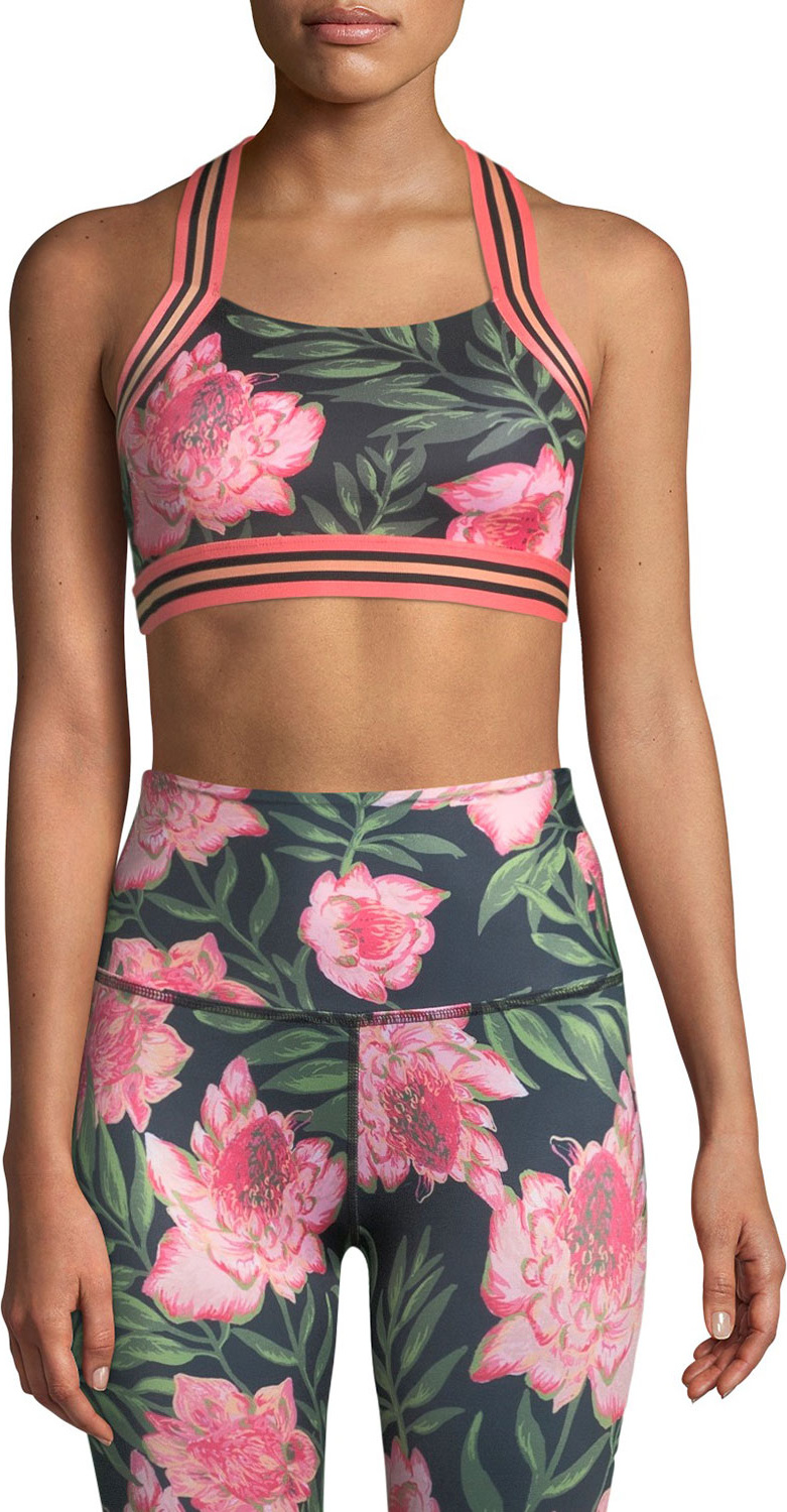 Beyond Yoga Lux In Bloom Sports Bra