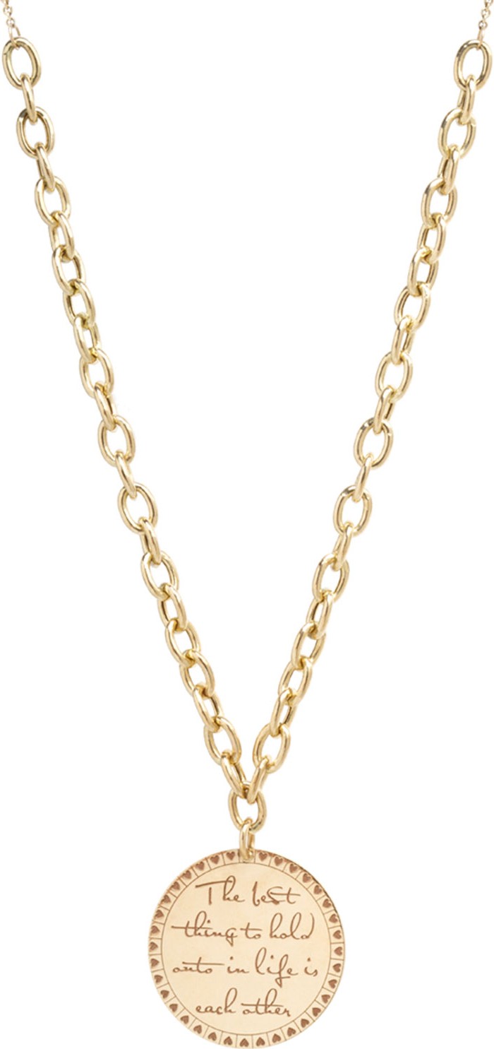 Zoe Chicco 14k "The Best Thing to Hold" Pendant Necklace