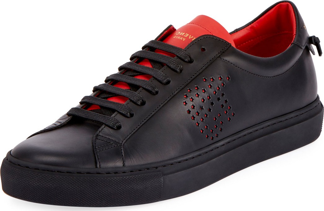 Givenchy Men's Urban Street Leather Low-Top Sneakers