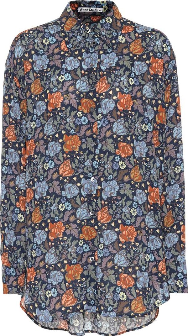 Acne Studios Floral-printed shirt